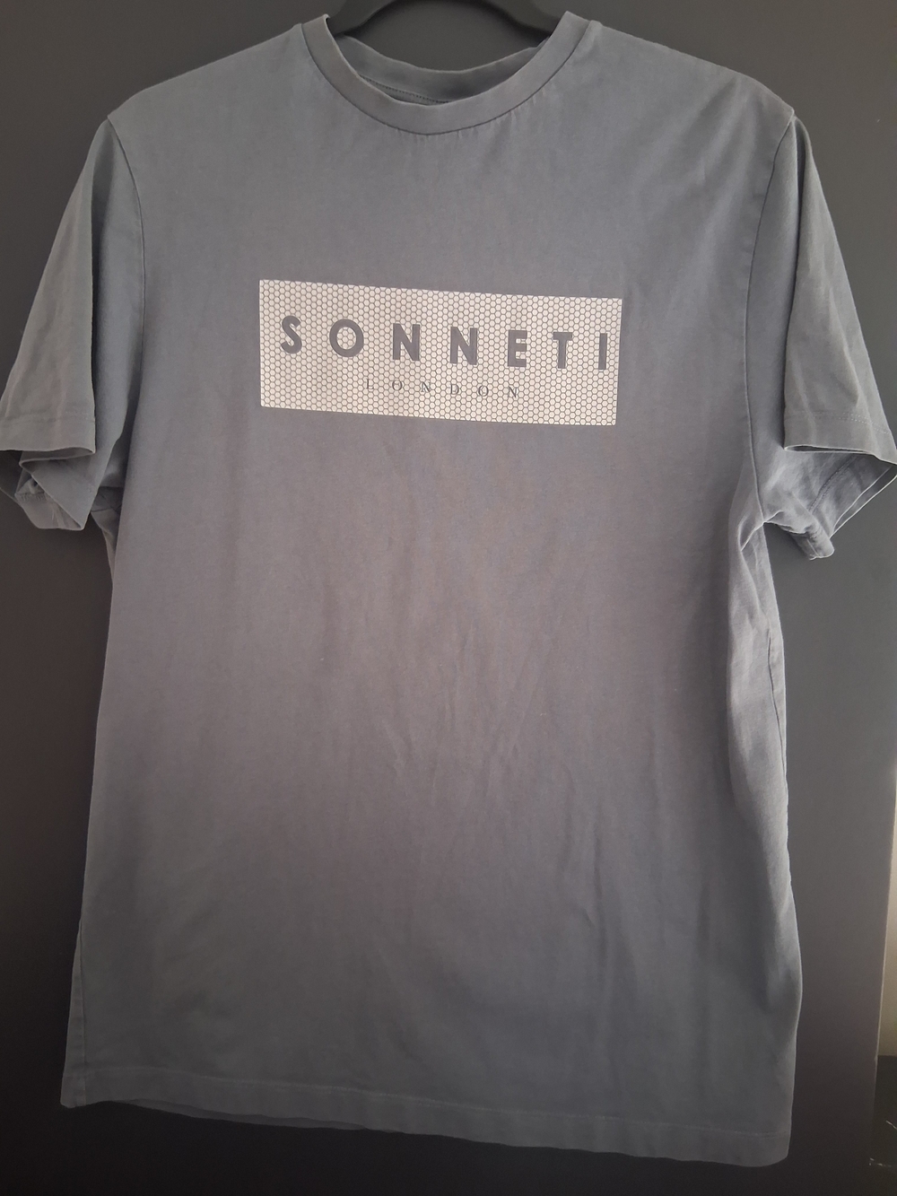 Sonneti Men’s Slate Gray Logo T-Shirt Size M
